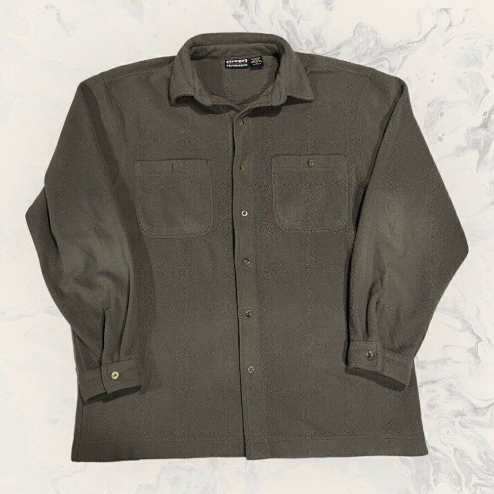 Sierra Experience Green Long Sleeve Button Up Jacket Men’s Size Medium